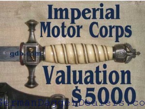 Imperial motor dagger valuation