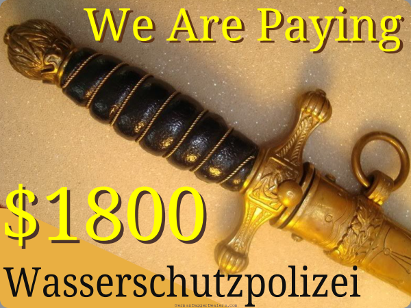 Water Protection Police Dagger Wasserschutzpolizei