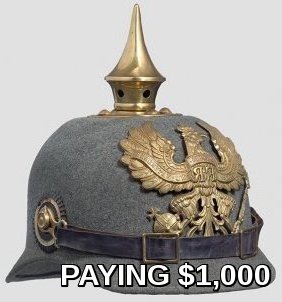 Selling War Souvenirs